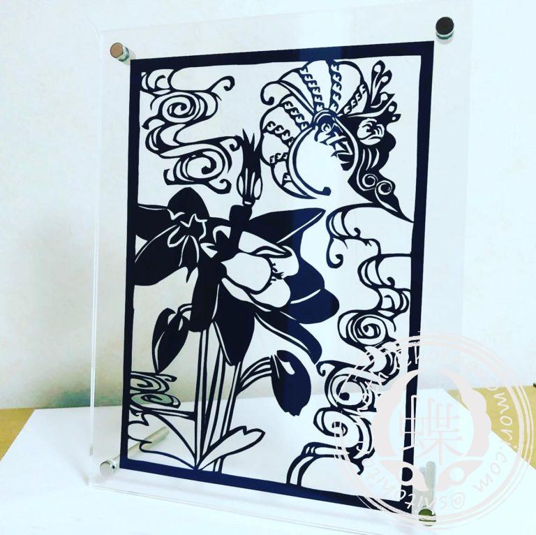 投稿についてもっと詳しく 苧環渦流水二頭立浪荒波蝶文様‬